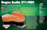 Rogoz Audio 3T1/BBS Audio 3T1... · Dlatego też i produkt, którym zajmujemy się w tym tekście, skierowany jest do osób, które posiadają już dopracowany system wysokiej klasy