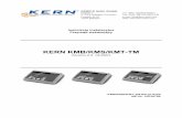 KMB KMS KMT titel pl 0720 - KERN & SOHN GmbH · valido solo per terminali KMB-TM/KMS-TM/KMT-TM in collegamento con celle di carico approvate uitsluitend geldig voor KMB-TM/KMS-TM/KMT-TM