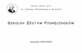 ZKOLNY ZESTAW PODRĘCZNIKÓW - m.szczycienski.wm.plm.szczycienski.wm.pl/2018/09/szp-2018-2019-19163.pdf · 3 Przedmiot Klasa Autor Tytuł Wydawca Nr dopuszczenia IV Technikum Spencer