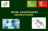 BLOK LICENCJACKI GENETYCZNY - biol.uni.lodz.pl studenta/prezentacje_instytutow/blok... · 1-D, 2-D SDS-PAGE LC-MS/MS, MALDI TOF/TOF Protein identification using bioinformatic software