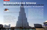 Zjednoczonych Emiratów Arabskich - yadda.icm.edu. · PDF fileJinMao Tower (421 m) oraz Pearl River Tower (310 m) w chińskim Kantonie, pro-jektując Burdż Chalifa, czerpał inspirację