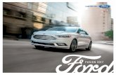 FUSION 2017 - es.ford.com · de fuerza1 – exclusivo del V6 Sport, ... el plan de suscripción que elijas se renovará automáticamente a partir de ese momento y se te cobrará según