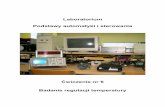 Laboratorium Podstawy automatyki i sterowaniabiomed.eti.pg.gda.pl/~suchocki/automatyka/cwiczenie6/cw6.pdf · Laboratorium Podstawy automatyki i sterowania Ćwiczenie nr 6 Badanie