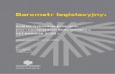 Analiza wykonania programu prac legislacyjnych Rady ... fileBarometr legislacyjny: Analiza wykonania programu prac legislacyjnych Rady Ministrów na I półrocze 2008 r. według stanu