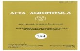 Komitet Redakcyjny - old.acta-agrophysica.org · • wpływ stosowania syntetycznych polimerów na struktur ę, g ęsto ść gleby, wła- ściwo ści wodno-powietrzne, fizykochemiczne