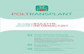 POLTRANSPLANTpoltransplant.pl/Download/Biuletyn_2018.pdf · 2 Szanowni Państwo, Przekazujemy w Wasze ręce informacje dotyczące aktywności transplantacyjnej w Polsce w 2017 roku.