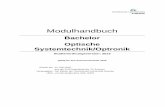 Modulhandbuch - tu-ilmenau.de · Optoelektronik und Technologie FP 8 Optoelektronik 2 2 0 PL 30min 5 Technologie optoelektronischer Bauelemente 1 1 0 SL 3 Qualitätssicherung und