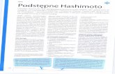 jakmotyl.pljakmotyl.pl/wp-content/uploads/2017/03/Hashimoto_Kronika-Mazowiecka1.pdf · ki medycznej mierzy sie np. puls. Optymalny poziom hormonów tarczycy jest kluczowym czynnikiem