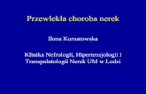 Ilona Kurnatowska Klinika Nefrologii, Hipertensjologii i Choroba... · Przewlekła choroba nerek (wg NFK) 1.Uszkodzenie nerek utrzymujące się > 3 m-cy, definiowane jako obecność