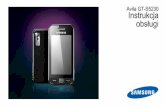 Avila GT-S5230 Instrukcja obsługi - imei.info · zatwierdzonych przez firmę Samsung i przeznaczonych do okre ślonego modelu telefonu. Niezgodne baterie i ładowarki mogą spowodowa