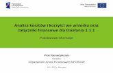 Analiza kosztów i korzyści we wniosku oraz załączniki ...poiis.nfosigw.gov.pl/download/gfx/poiis/pl/nfoaktualnosci/425/45/9/5...Analiza kosztów i korzyści 1. Studium wykonalności(Załącznik
