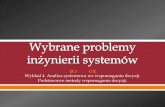 Prezentacja programu PowerPoint - modeleisystemy.plmodeleisystemy.pl/wp-content/uploads/2016/02/WPIS_4.pdf · W systemach naturalnych stabilność taka jest zapewniona przez oddziaływania