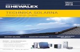 TECHNIKA SOLARNA - hewalex.de filezwykle ok. 10% 300÷400% akumulatory (trwałość, koszty) NIE możliwy tzw. ef ekt PID niskie (głównie import) utylizacja lub składowanie Ciepło