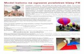 Model balonu na ogrzane powietrze klasy FB · Modele balonów bardzo cz sto te | u [wietniaj pokazy modelarskie i ró |ne imprezy plenerowe. ... KLASA FB - modele balonów na ogrzane