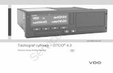BA DTCO 4.0 PL - fleet.vdo.com · • zgody kierowcy na przetwarzanie da-nych osobowych VDO Jeżeli karta kierowcy zostanie włożona do tachografu DTCO 4.0 po raz pierw-szy, to po