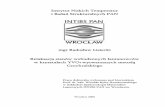 Instytut Niskich Temperatur i Badań Strukturalnych PANbiblioteka.intibs.pl/lib/exe/fetch.php?media=doktoraty-l:r.lisiecki.pdf · Instytut Niskich Temperatur i Badań Strukturalnych