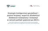 Strategia inteligentnej specjalizacji – poziom krajowy ...konfederacjalewiatan.pl/_files/2012_12/MG_MNiSW_smart_specialization.pdf · Strategia inteligentnej specjalizacji – poziom