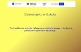 Dolnośląska e-Szkoła - pzs3.cba.pl fileDeS Konferencja otwarcia Wrocław 22.03.2010 7 Cel projektu Głównym celem projektu jest wyrównywanie szans edukacyjnych uczniów o utrudnionym