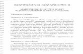 ROZWAŻANIA ROŻAŃCOWE IIptm.rel.pl/files/ma_du/md02/md02_06rozw2.pdf · 2017-11-12 · Rozważania różańcowe II 115 chórem rwą się ku Tobie z głębi serc wielomilionowych