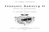 Un héros hongrois : François Rakoczy II. prince de …mek.oszk.hu/13500/13549/13549.pdfRakoczy I, morte à Ismid (Turquie l)e 18 février 1703. (3) Le 15 juin 1682,^a château u