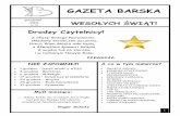 GAZETA BARSKA - Gimnazjum Nr 14gim14.internetdsl.pl/dokumenty/gazetka/grudzien_2011.pdf · prezentację multimedialną, dzięki której wzbogaciliśmy się w wiedzę dotyczącą możliwości