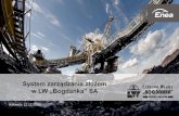 System zarządzania złożem w LW „Bogdanka” SA · Geologiczny model złoża 4. Planowanie robót górniczych 5. Kierunki rozwoju 6. Podsumowanie . ... - Rock Quality Designation