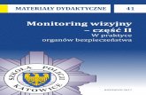 Monitoring wizyjny – część iidemo.policja.pl/download/363/128104/41monitoring-2.pdf · czynnikiem wpływającym m.in. na zapobieganie popełnianiu przestępstw w spo-łecznościach