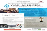 WOD-KAN-INSTAL - Kielcewisgie.tu.kielce.pl/.../2017/03/Wod-Kan-Instal-2017.pdfWOD-KAN-INSTAL 22–23 listopada 2017, Kielce SPONSORZY Zostań sponsorem. To miejsce czeka na Ciebie.