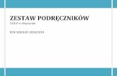 ZESTAW PODRĘCZNIKÓW - zbaszynekckziu.zbaszynek.pl/wp-content/uploads/2018/06/Podreczniki-2018_2019.pdf · Branżowa Szkoła I Stopnia KLASA II Podręcznik Autorzy Wydawca Przedmiot