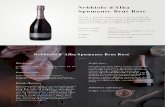 Nebbiolo d'Alba Spumante Brut Rosé · 2018-09-04 · Metoda lśnienia: Druga fermentacja, kiedy moszcz mniej lub mocniej klarowny, zaczyna mętnieć, pokrywa się o obfitą pianą.