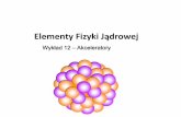 Elementy Fizyki Jądrowej - if.pw.edu.plwosinska/wyk12-akceleratory.pdf · Nowe możliwości badania materii •Energia (GeV) 200 •Liczba rejestrowanych cząstek 850 RHIC LHC 5500