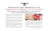 Informacyjny Biuletyn NS - Nazi Lauck NSDAP-AOPoprzez masonerie Żydzi w połowie XVIII wieku wyszukiwali sposobów, by zniszczyć poczucie narodowe u nie-Żydów, by złamać więzi