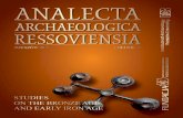 STUDIES ON THE BRONZE AGE AND EARLY IRON AGE · specifically on the Bronze Age and Early Iron Age. The majority of papers are devoted to issues related to chronology and periodisation