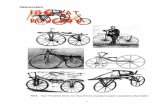 Historia roweru - sp3.pulawy.pl · pierwszy za pomocą łańcucha napędowego. Ta nowoczesna konstrukcja roweru z nap ędem na koło tylne, nie może się jednak jeszcze przebić