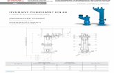 HYDRANT PODZIEMNY DN 80 · Typ Type Тип Głębokość zabudowy (wkop) Installation Depth Глубина установки (закопка) HB Wysokość hydrantu