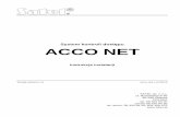 System kontroli dostępu ACCO NET · maszynie, gdzie aktualnie nie jest zainstalowany żaden system operacyjny. Komputer lub komputery / wirtualne maszyna lub maszyny, na których