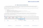 e-Sprawozdania - Streamsoft · 2019-02-17 · e-Sprawozdanla Jednolity plik kontrolny - e-Sprawozdania (JPK-SF) 2018-01- 0 2019-12-31 Struktura Sprawozdania finansowe Wersja JPK Status