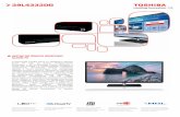 Toshiba 39L4333DG...39L4333DG WSTĄP DO ŚWIATA ROZRYWKI CLOUD TV Z technologią Toshiba Cloud TV inteligentna telewizja Smart TV staje się jeszcze inteligentniejsza. Korzystając