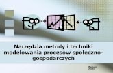 Narzędzia metody i techniki modelowania procesów społecznomatrix.ur.krakow.pl/~mdacko/MwGP/Wyk%b3ad%203.%20...Wynik formuły „reglinp” jest tylko z pozoru pojedynczą komórką.