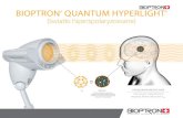 BIOPTRON QUANTUM HYPERLIGHT...Bioptron Quantum Hyperlight zapewnia: 1. informację, 2. energię oraz 3. wibracje przenikające w głąb ciała, biostruktury i narządy, w celu wprowadzenia