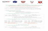 VII European Cadet Cup women and men sabre - Konin - 19 …...Projekt wspófinansowany przez Samorzd Województwa Wielkopolskiego VII EUROPEAN CADET CUP WOMEN AND MEN SABRE XV President