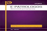 Patrologia - 3/2 (2017)patrologia.uksw.edu.pl/sites/default/files/EP3.2.2017.pdf · 2017-11-27 · 6 Grecy byli powszechnie przekonani o tym, że najpierw trzeba mieć na uwa-dze