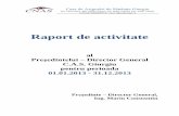 Raport de activitate - Casa Naţională de Asigurări de Sănătate · 2016-01-21 · Raport de activitate ... 3.1 Gradul de realizare al planului de control 157% 5 3.2 Gradul de