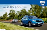 Nowa Dacia Sandero - RRG Warszawa · Dacia Plug&Radio (radioodtwarzacz CD MP3, Bluetooth®, gniazdo USB i jack oraz pilot do sterowanie przy kierownicy), regulator i ogranicznik prędkości,