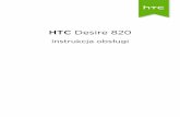 HTC Desire 820 - TECHfresh.pltechfresh.pl/wp-content/uploads/2015/01/HTCDESIRE820.pdftelefonu HTC na stronie 131. Wykonaj kopię zapasową telefonu HTC Desire 820 w chmurze, aby jej