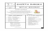 GAZETA BARSKA - Gimnazjum Nr 14gim14.internetdsl.pl/dokumenty/gazetka/marzec_2012.pdf1 kwietnia – Prima aprilis 8 kwietnia – Wielkanoc 12 kwietnia – Dzień Czekolady 24-26 kwietnia
