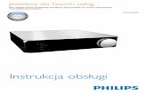 Instrukcja obsługi - Philipsgh i jk lm e d a c b k Gniazdo OPTICAL • Podłączanie zewnętrznego urządzenia audio do urządzenia AW2000 za pomocą przewodu optycznego ... p MP3-LINK