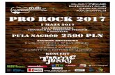 Regulamin Pro Rock 2017 - band.plband.pl/dir_festiwale/678e874828025609b0ed7163bab1536c.pdf19 kwietnia 2017r. na stronie i na Facebook'owym profilu Miejskiego Domu Kultury w Olsztynku.