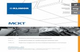 MCKT - oferta firmy KLIMOR · 2014-06-12 · MCKT z nagrzewnicą wodną wyposażona jest w termo - stat przeciwzamrożeniowy. 3.2 Centrale modułowe Bloki central modułowych wykonane