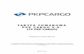 TARYFA TOWAROWA PKP CARGO S.A. (TT PKP …...01.01.2019 TT PKP CARGO - 11 - 2. Masę taryfową przyjętą do obliczenia przewoźnego zaokrągla się do 1 tony w ten sposób, że masę